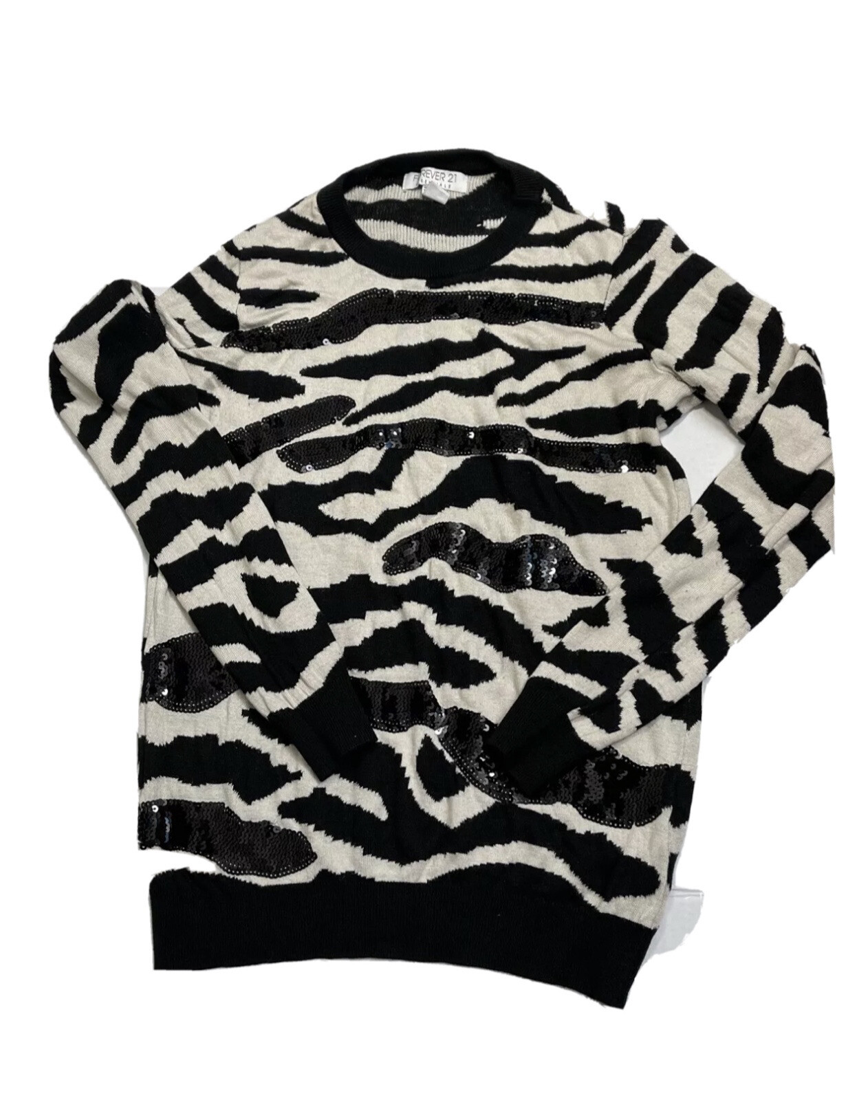 Solid Cashmere Thick Warm Pullover Knit Long Slee… - image 2