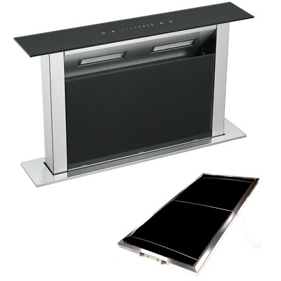 Cookology Downdraft Island Cooker Hood 60cm Carbon Filter