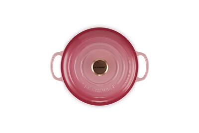Le Creuset Cocotte Ronde Signature Round Casserole 20cm Berry Pink