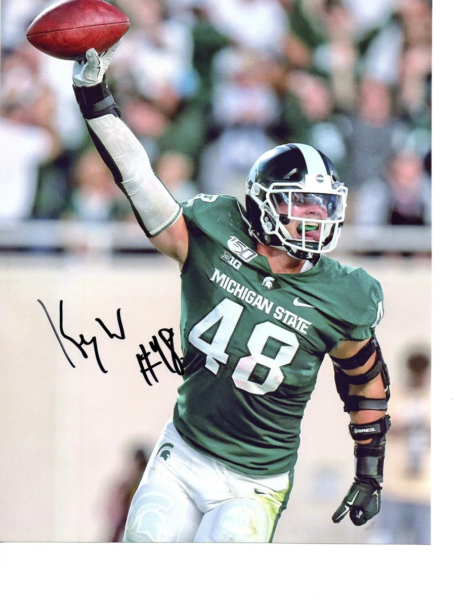 Kenny Willekes signed autographed 8x10 photo Michigan State Spartans football