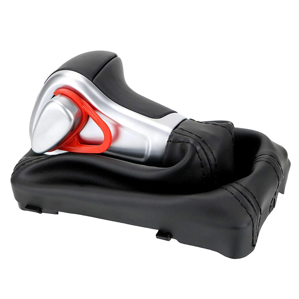 Cubierta de manija de la caja de cambios de perilla de cambio automático para Audi A6 A5 A4 A3 Q5 2006-11 Foto 2 de 4