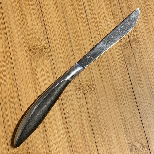 1 Vintage Stainless Japan Steak Knife Mid Century Black Composite Handle 7-7/8"  - Bild 5 von 12