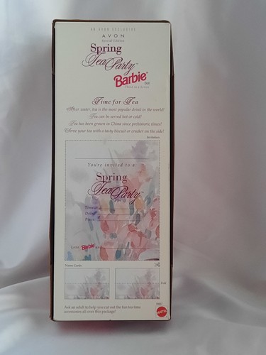 Barbie Spring Tea Party African American Mattel 1997. In scatola, mai rimossa. - Foto 5 di 6