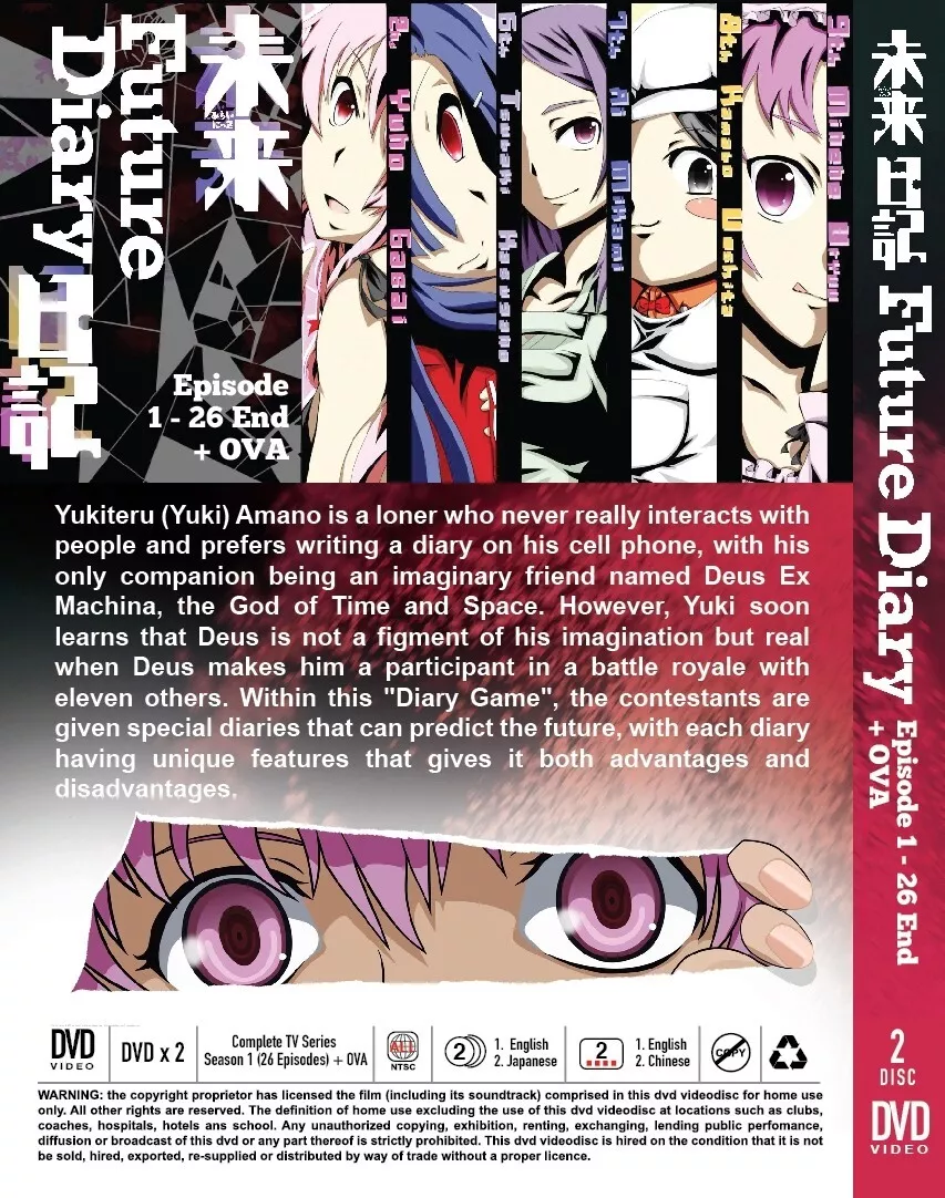 Update – Mirai Nikki Anime!  Thoughts Of The Man In The Mind