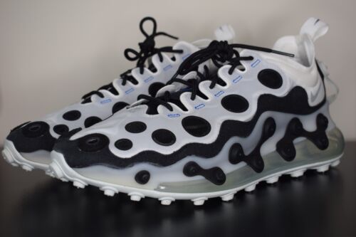 Nike Air Max 720 ISPA Bianco/Nero Ottime Condizioni Taglia 9.5 UK - Foto 2 di 9