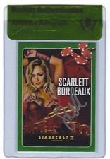 Scarlett Bordeaux Signed 2019 Starrcast Rookie Card BAS Beckett COA RC WWE NXT