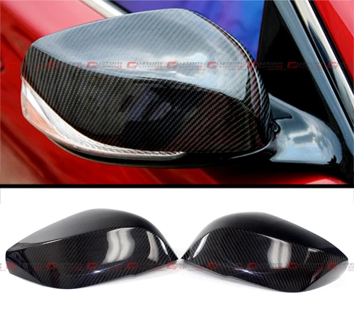 FOR 2014-2024 INFINITI Q50 Q60 Q70 QX30 CARBON FIBER SIDE VIEW MIRROR COVER CAPS