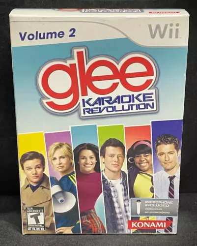 Glee Karaoke Revolution Volume 2 (Nintendo Wii) NEW