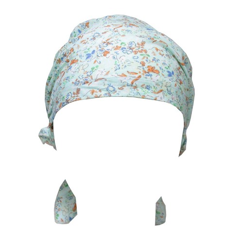 Sciarpa di cotone slip on turbante pre-legato cappello avvolgente chemio cancro copricapo donna - Foto 3 di 66