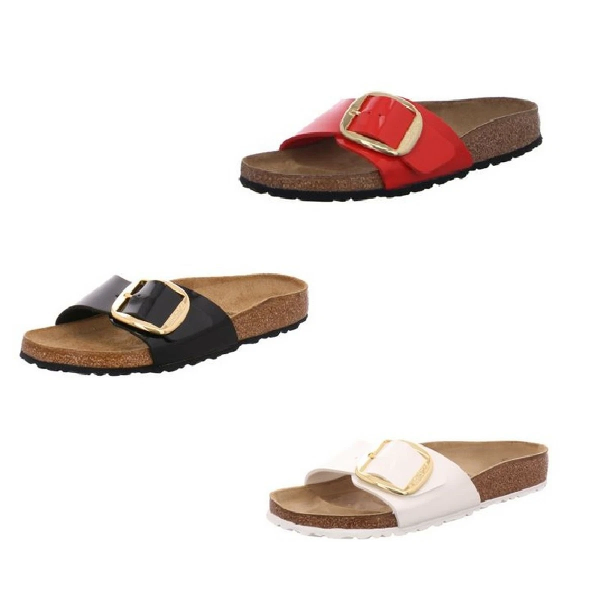 Birkenstock 'Madrid Big Buckle' slides, Women's Shoes