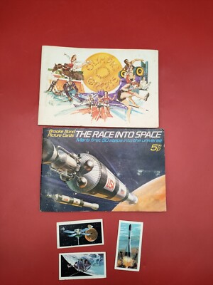 brooke bond picture cards Olympic greats the race to space bundle Complete 