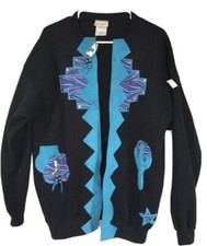 Hazel Women’s Sz L Cardigan Hand Sewn Jacket Open Front