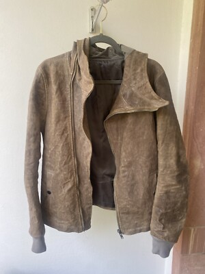 Herren Lederjacke/ Rick Owens / Größe M