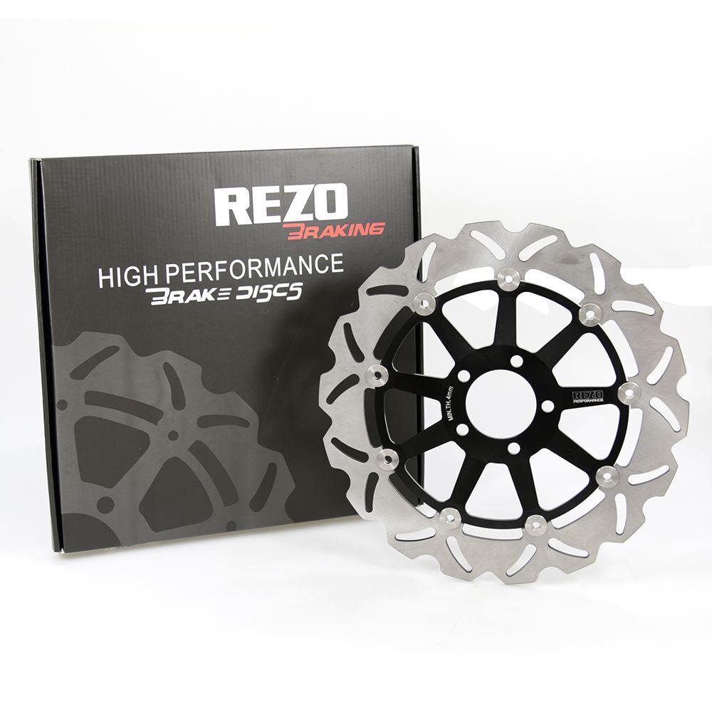 Rezo Wavy Front Brake Rotor Disc for Kawasaki ZX-12R Ninja 02-03