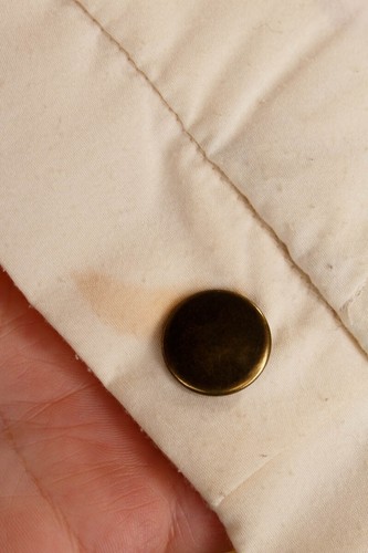 Vintage orig 80er Jacke creme Baumwollmix Taschen weit Unisize - Bild 7 von 7