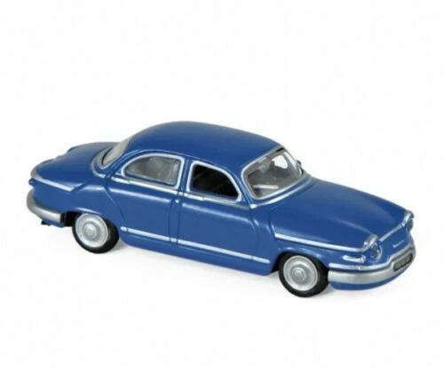 Voitures, camions et fourgons miniatures bleus Panhard