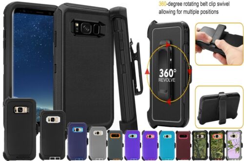 For Samsung Galaxy S8 S8+ Case Ultra Defender Rugged Cover W/ Clip Fit Otterbox - Afbeelding 1 van 42