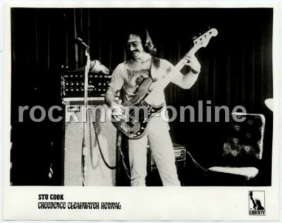 Creedence Clearwater Revival Stu Cook 1970 Liberty Rec. Promo Photo