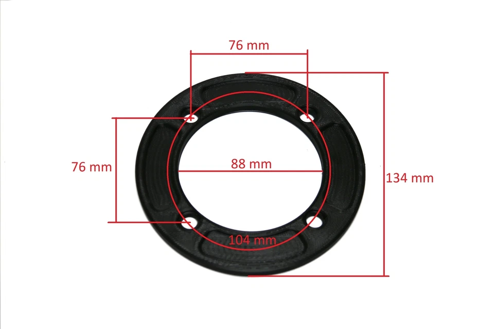 Plastic MTB Bicycle Bike Chain Wheel Cover BCD Bash Guard Protector 104 mm - Image 3 of 4