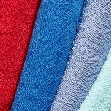 Terry Cloth Fabric (9oz) 45" Wide 100% Cotton Many Colors/Sold By The Yard