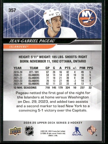 2024-25 UPPER DECK SERIES 2 HOCKEY DELUXE / 250 & UD EXCLUSIVES / 100 - AUS LISTE AUSWÄHLEN - Bild 34 von 74