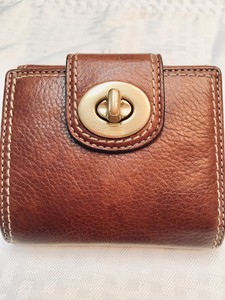 Coach-Brown-Leather-Tri-Fold-Wallet-Bohemian-Gypsy