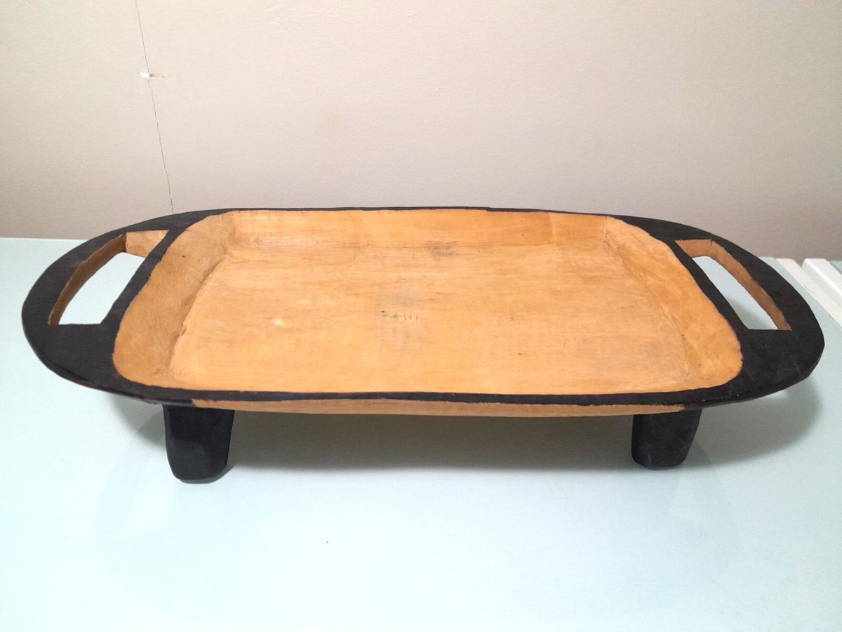 African Zulu Wood Meat Platter Tray 19in L - 'Ugqoko African Zulu Wood Meat Platter Tray 19in L - 'Ugqoko