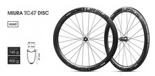 SET RUOTE URSUS MIURA TC47 DISC CARBONIO STRADA TUBLELES RD50 SAPIM CX SHIMANO