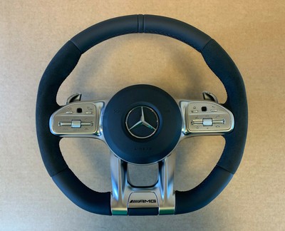 Mercedes W205 W213 W222 W253 W463 AMG Steering Wheel ALCANTARA  