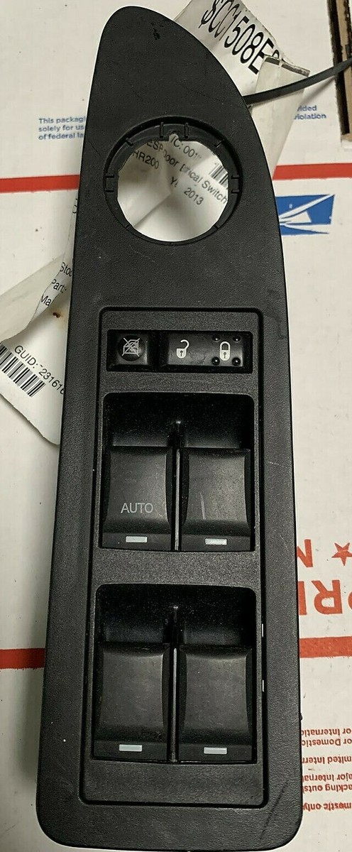11-14 CHRYSLER 200 DRIVER LEFT SIDE MASTER POWER WINDOW SWITCH