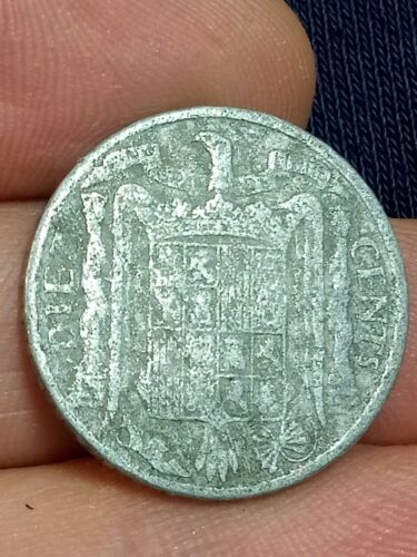 COIN / SPAIN / 10 CENTIMOS 1953 Diez Cents Espana auction Kayihan coins -2 - Picture 2 of 2