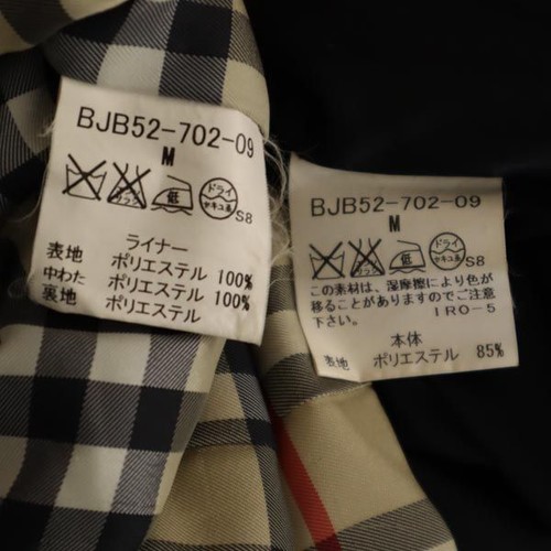 BURBERRY Sanyo Shokai Made in Japan With padded liner coat M black LONDON Men's - Picture 9 of 10