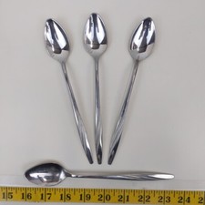 American Stainless USA IS Iced Tea Spoons Set of 4 Long Handle Flatware