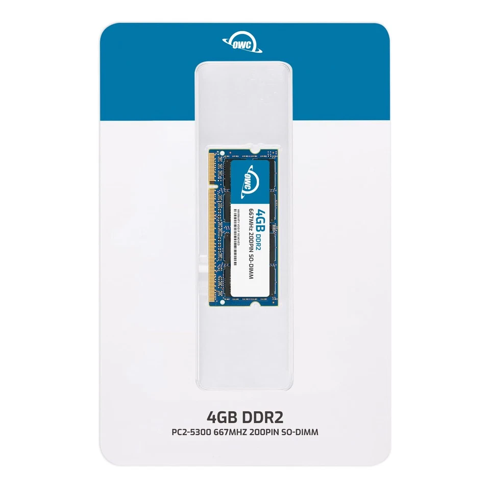 Actualización de memoria RAM OWC 4 GB PC2-5300 para MacBook, MacBook Pro, iMac, Mac mini Foto 2 de 4