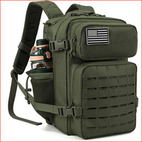 Taktischer MilitäR Rucksack Groß 25-45L Molle Wasserdicht Outdoor Herren