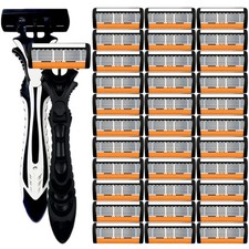 Manueller 6-Klingen Rasierer Reiserasier Gesichts- Körperhaare