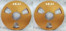 One Pair 10.5'' gold AKAI Tape reel High Quality Aluminum Take Up Reel