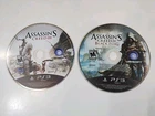 Assassin's Creed PS3 Lot - III & IV Black Flag (Sony PlayStation 3) *DISC ONLY*