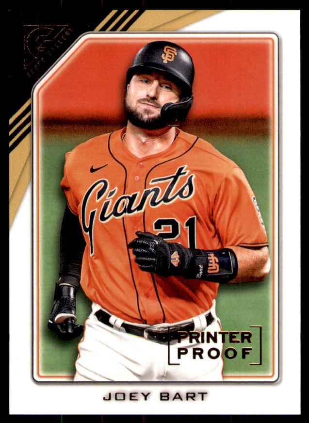2022 Topps Gallery #24 Joey Bart Printer Proof