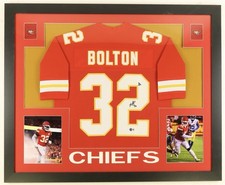 Nick Bolton Signed Chiefs Rep Jersey Framed 35x43 Beckett