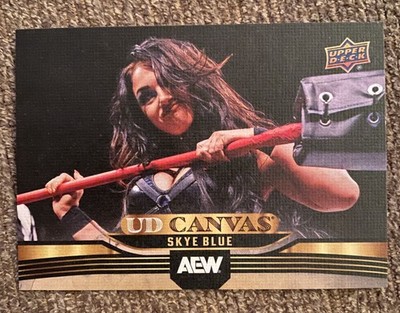 2025 Upper Deck AEW All Elite Wrestling UD Canvas Skye Blue #C-10