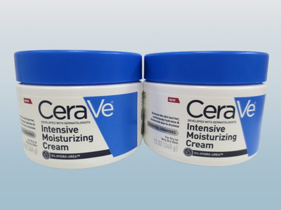 CERAVE INTENSIVE MOISTURIZING CREAM 12 OZ NWOB LOT OF 2