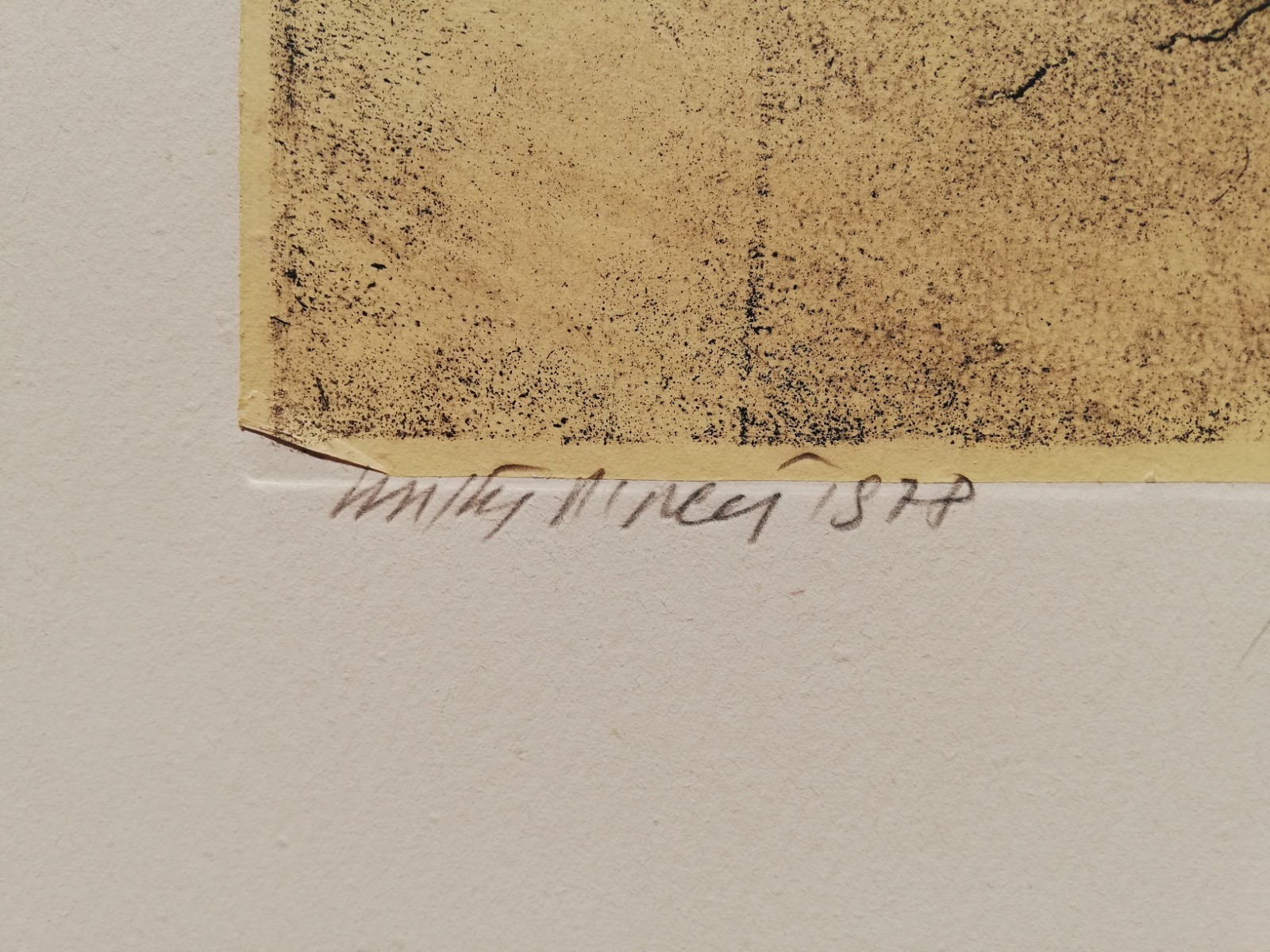 WALTER PLEASI: Rare engraving cm. 64x44 Signed, Dated, Titled. GREAT!!!