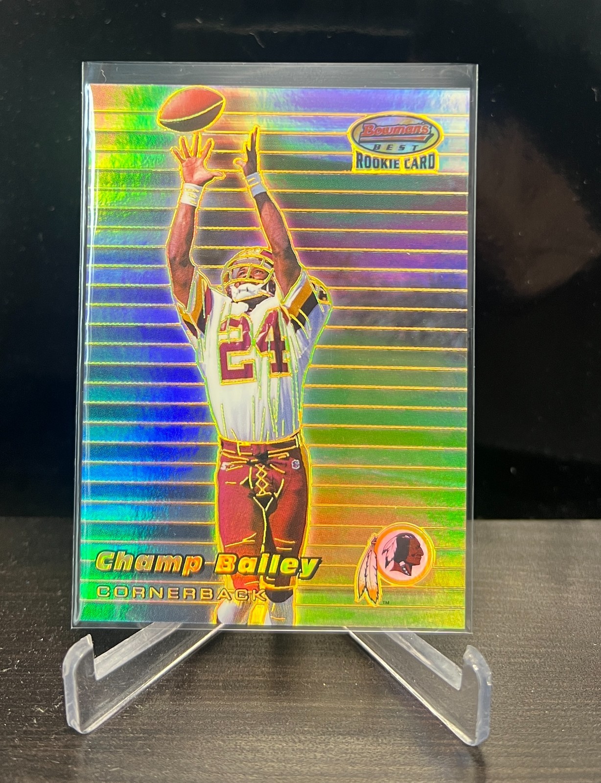1999 Bowman's Best Refractor /400 Champ Bailey #126 Rookie RC HOF
