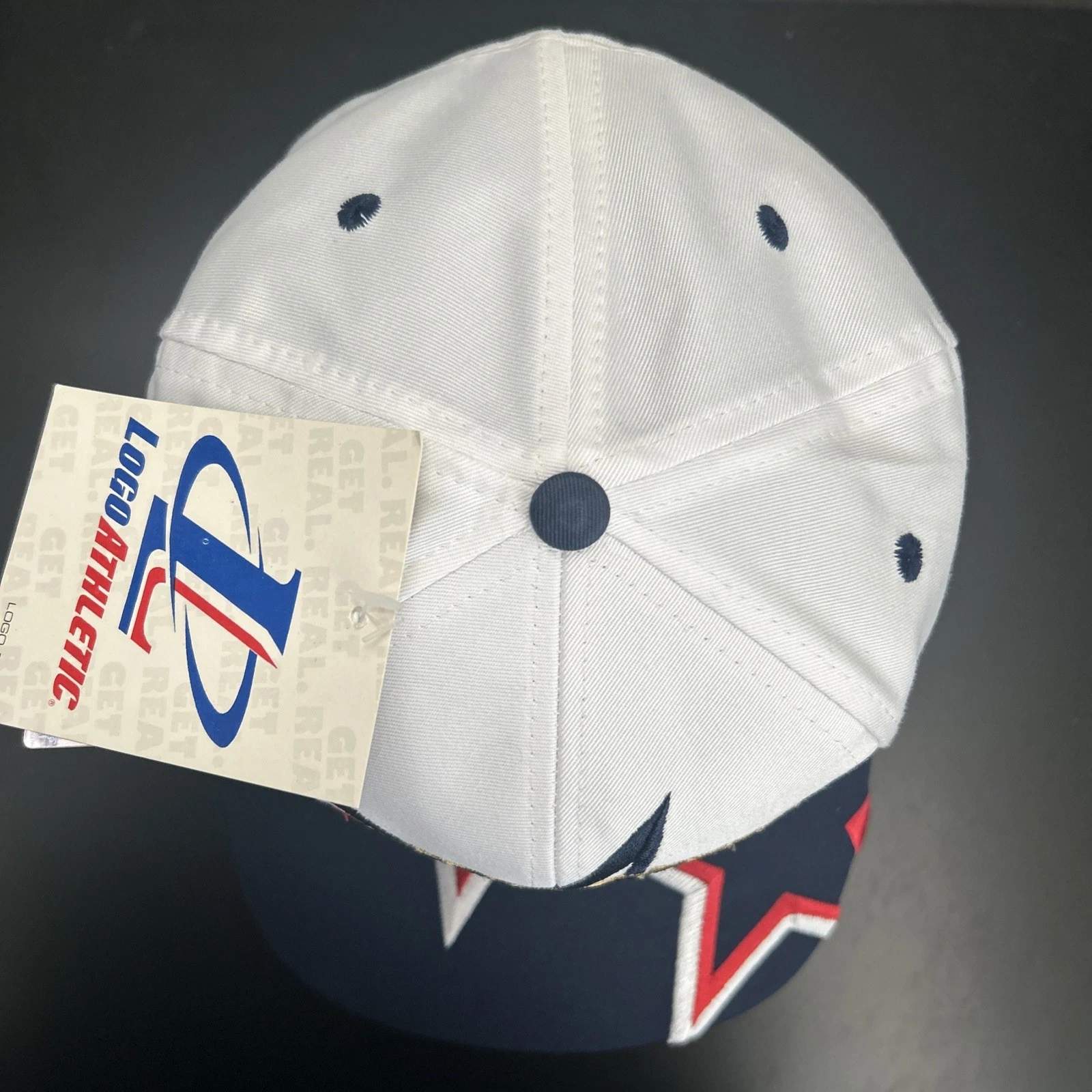 VTG Logo Athletic 1996 Atlanta Olympics Team USA SnapBack Adult Hat NWT Twill - product detail image 8