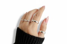 Sterling Silver 925 Bands 2mm to 9mm Ring