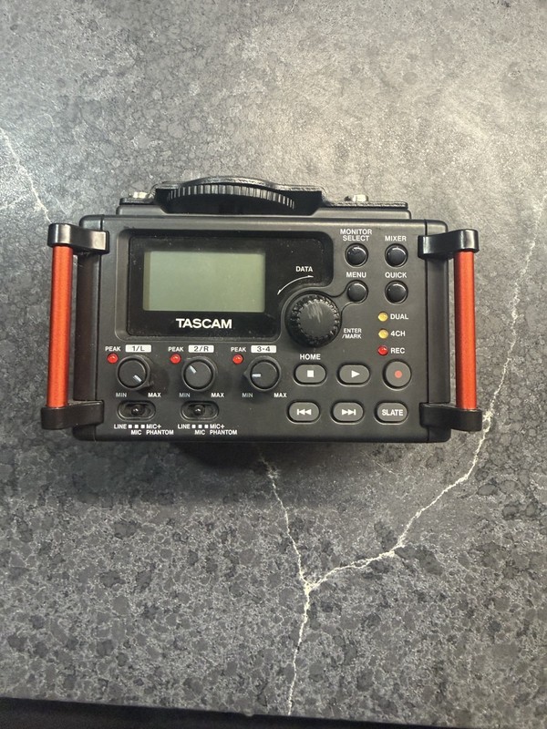 TASCAM DR-60DMK2 Digital SLR Camera Audio Recorder - Black