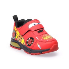 New Disney / Pixar Cars Toddler Boys Light Up Athletic Sneakers 5 6 7 8 9 10