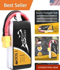 High Performance 3S 11.1V 1300mAh 45C LiPo Battery Pack for Drones and RC Models