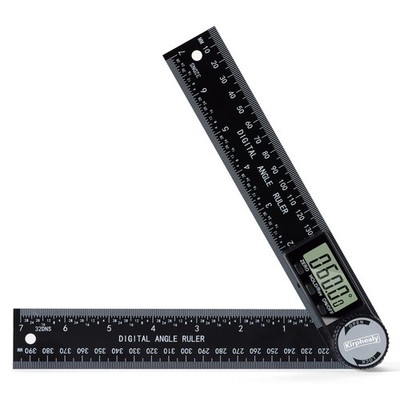 Kirphealy Digital Angle Finder Protractor, 7inch 200mm 7inch, Black 